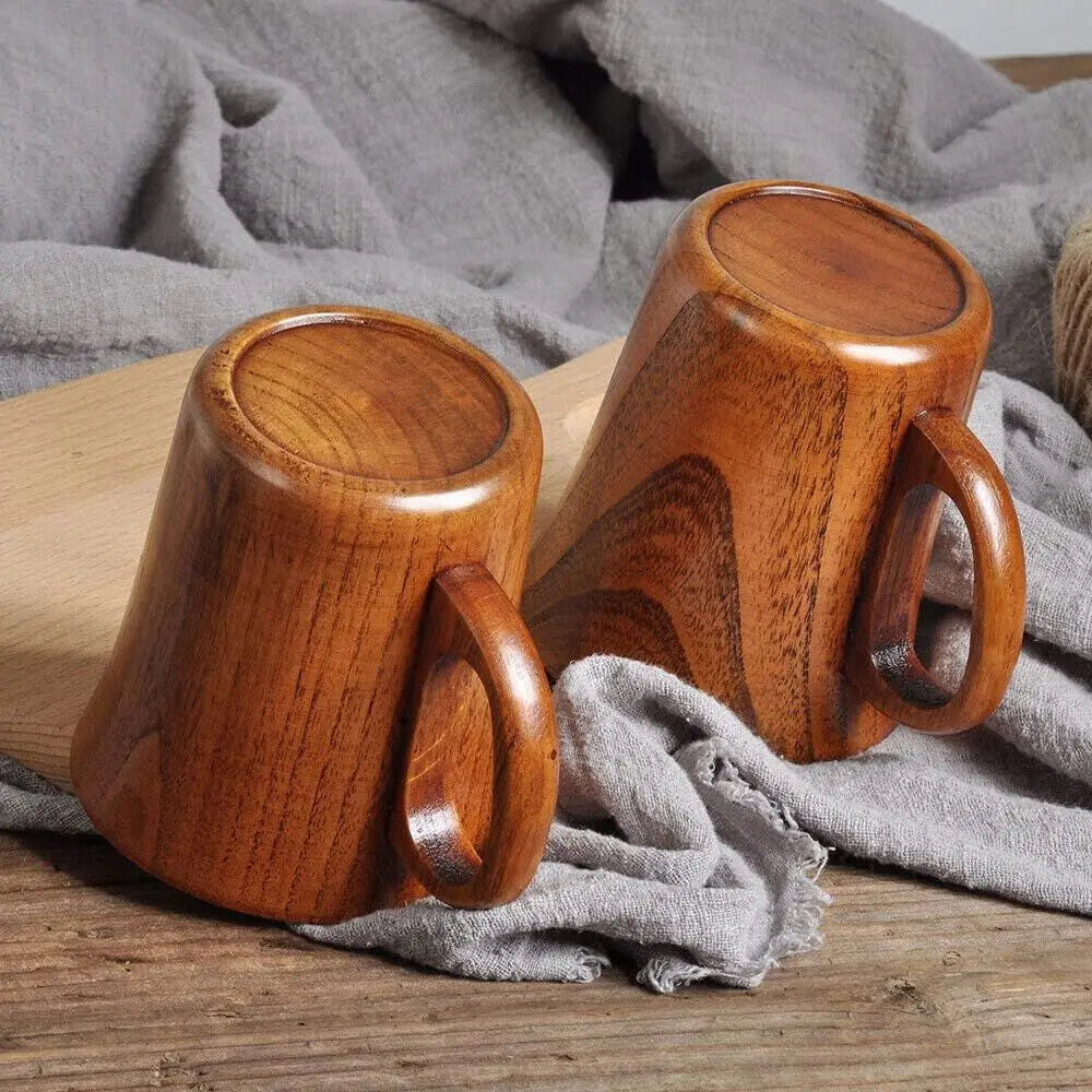 Tasse Bois Jujube Poignée Fait Main 260ml — Fabrication Artisanale – | Studio Nichijo Paris