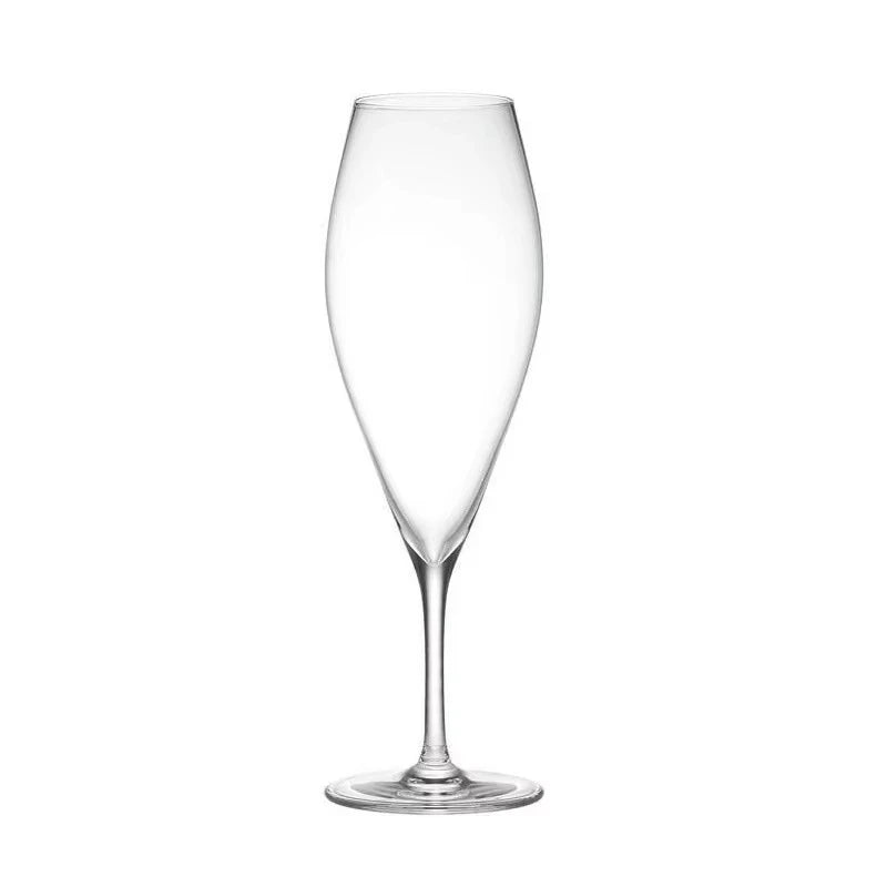 Verre Vin Rouge Cristal Japonais Pied Bas Flûte Champagne 200 ml — Fabrication Artisanale – | Studio Nichijo Paris
