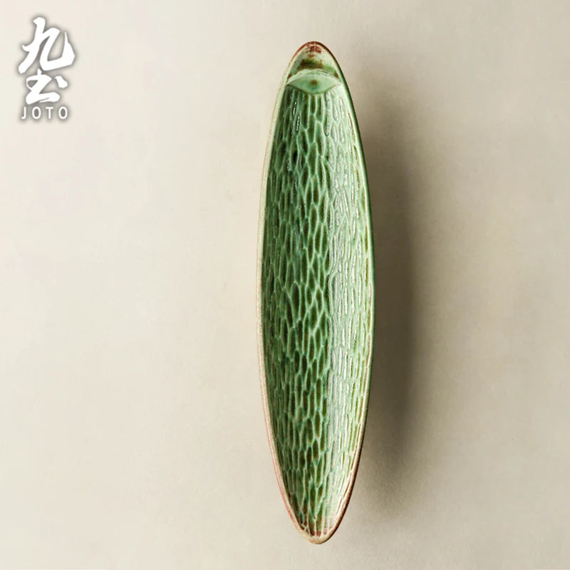 Assiette Sushi Céramique Japonaise Élégante — Fabrication Artisanale – Utsutsu | Studio Nichijo Paris