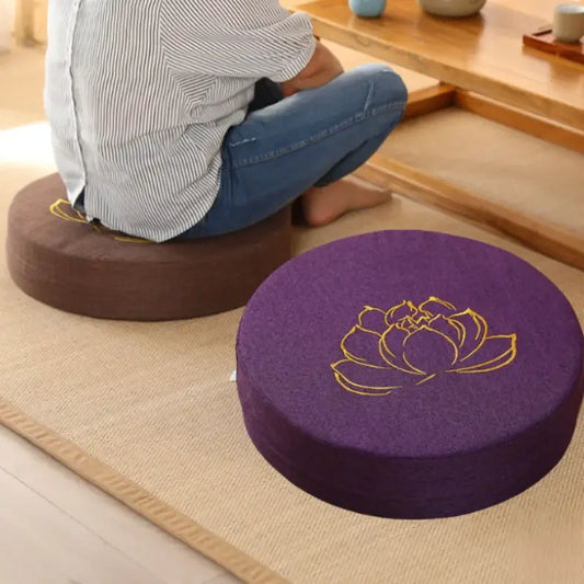 Coussin Yoga Méditation Lotus - Wa – | Studio Nichijo Paris