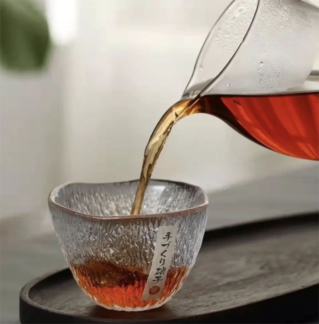 Verre Saké Cristal Japonais Coffret Cadeau — Fabrication Artisanale – | Studio Nichijo Paris