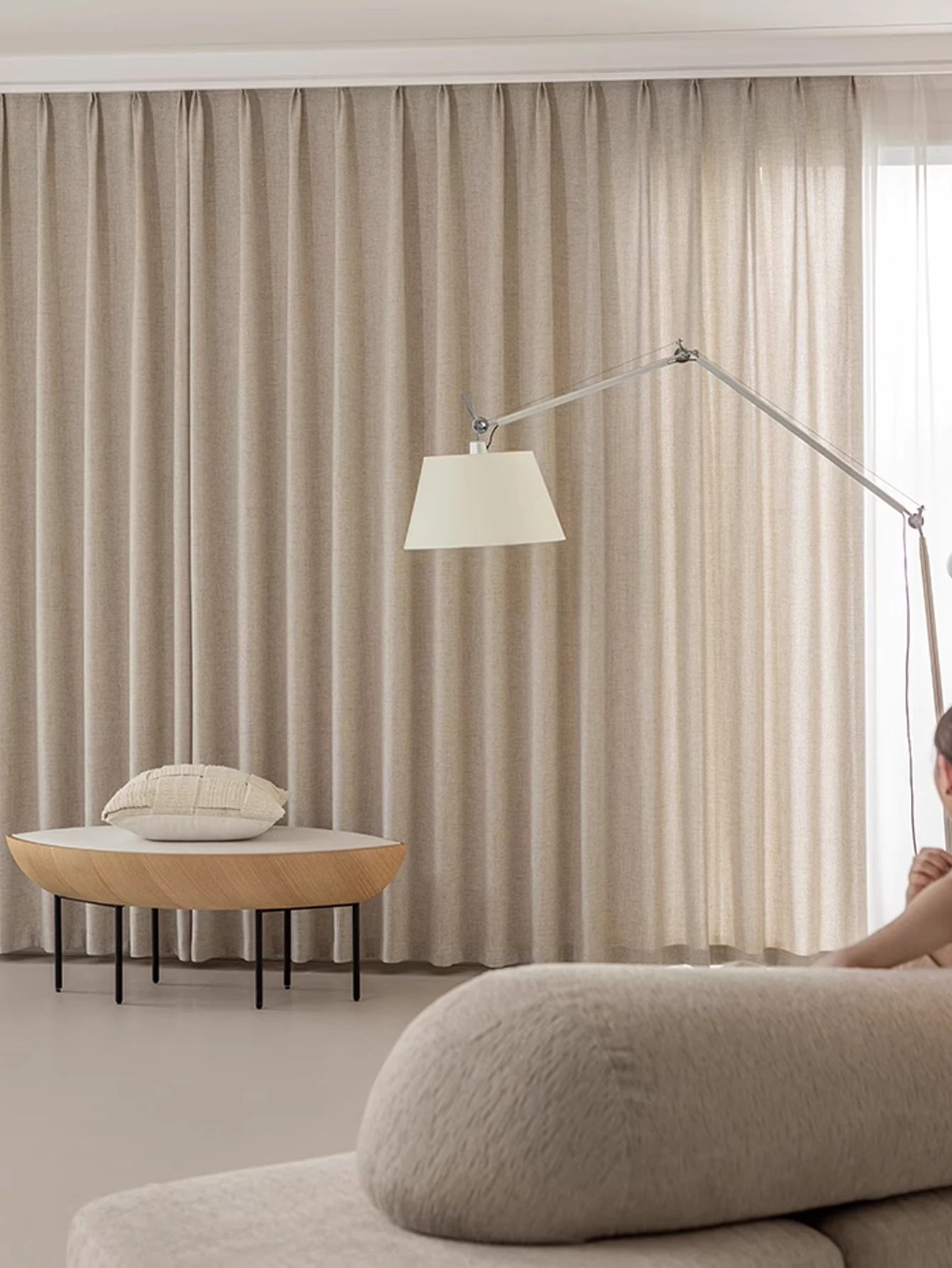 Rideau en Lin Translucide – Collection Kagu & Hikari – | Studio Nichijo Paris