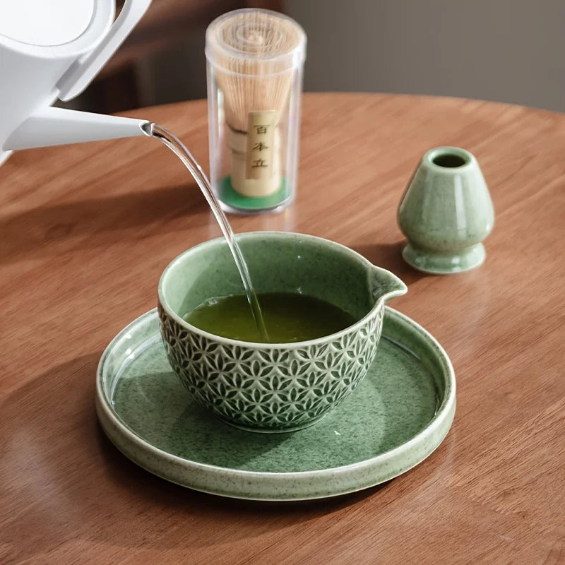 Coffret Cérémonie du Thé Matcha en Céramique – Fabrication Artisanale – | Studio Nichijo Paris