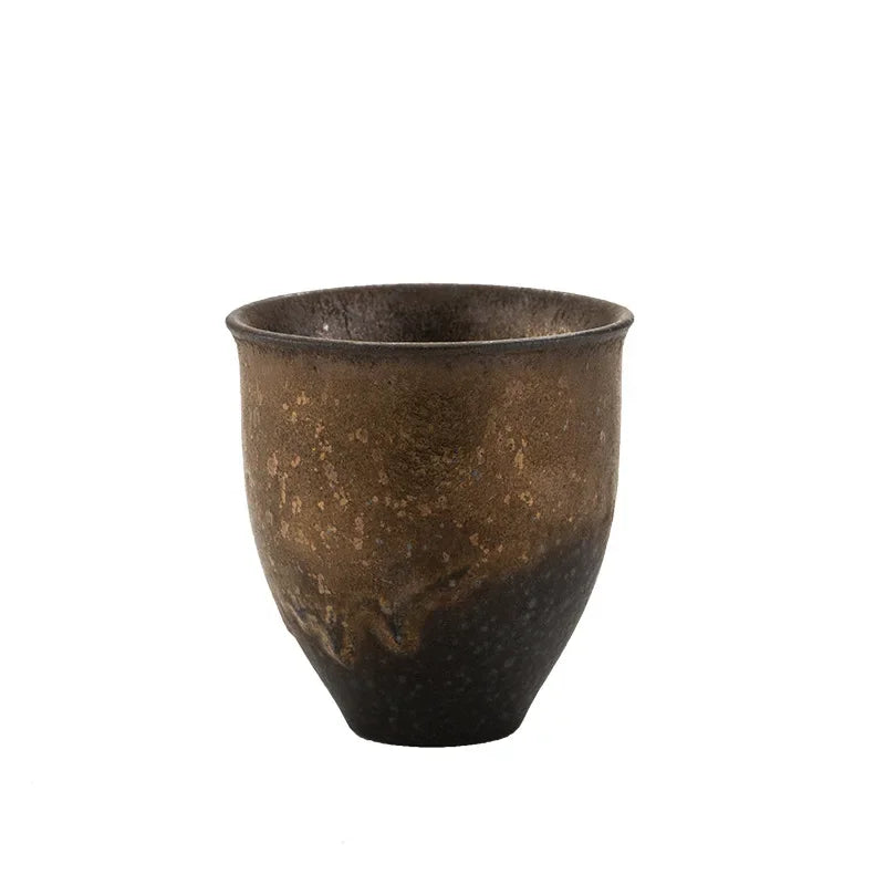 Tasse Grès Dorée Japonaise Cuite au Four – Fabrication Artisanale – | Studio Nichijo Paris