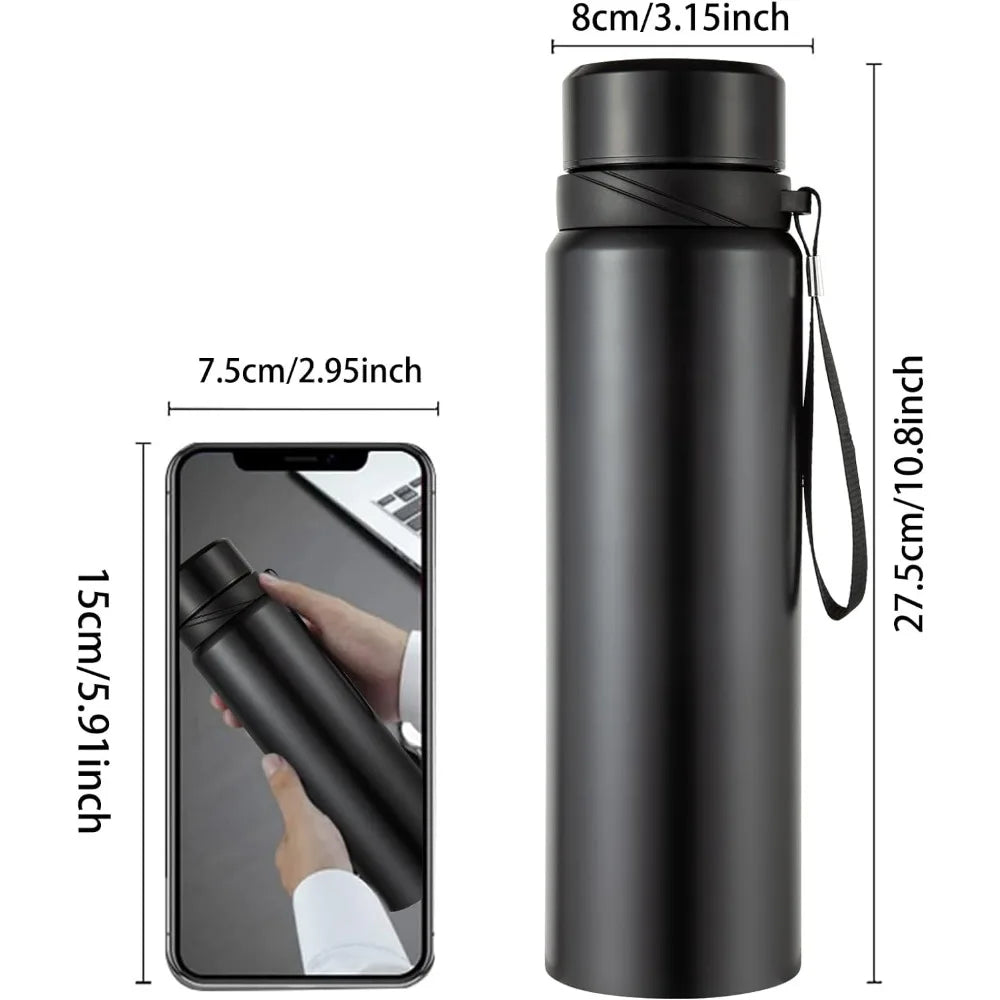 Gourde Inox 1L Isotherme Sport Couvercle Paille – | Studio Nichijo Paris