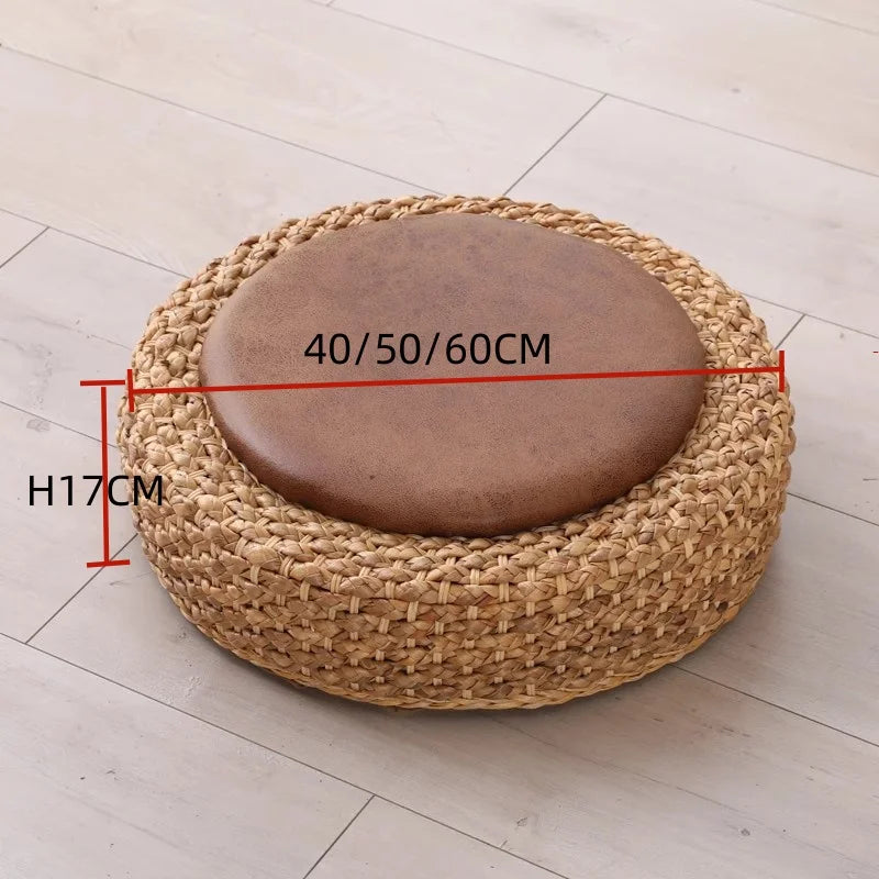 Coussin Sol Tatami Rotin - Wa – | Studio Nichijo Paris