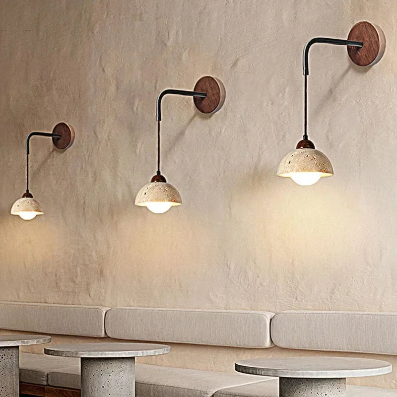Applique Murale Marbre LED G9 – Style Wabi-Sabi – | Studio Nichijo Paris