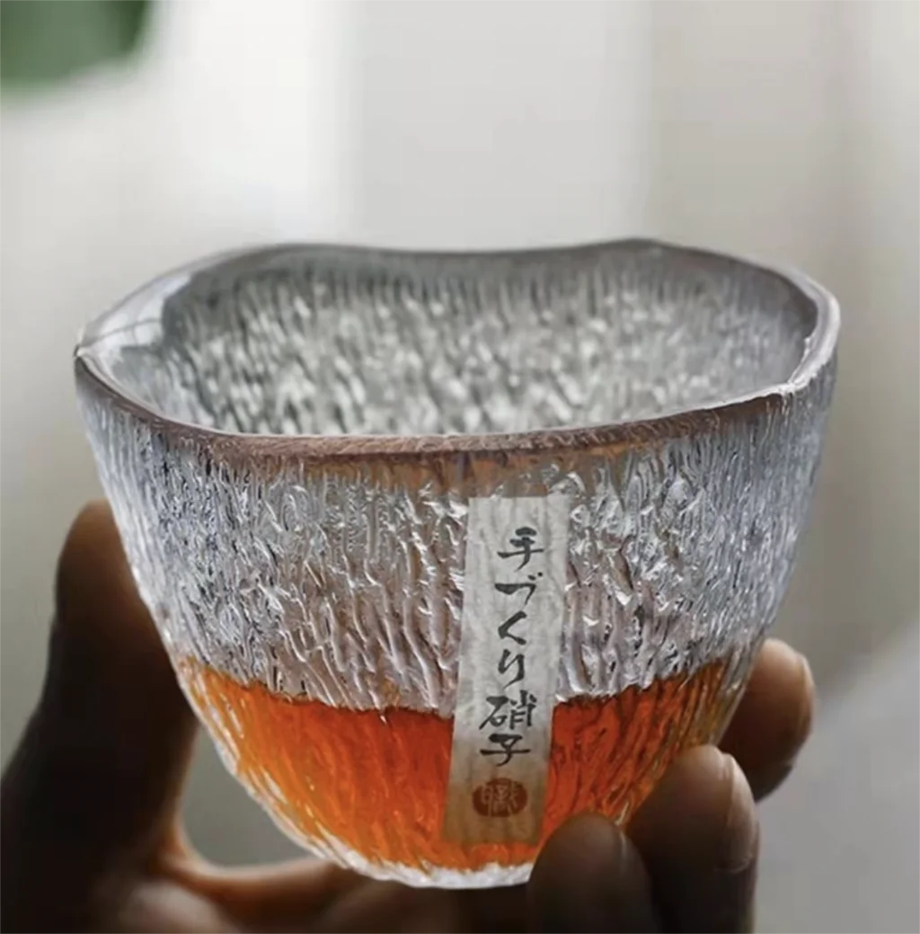 Verre Saké Cristal Japonais Coffret Cadeau — Fabrication Artisanale – | Studio Nichijo Paris