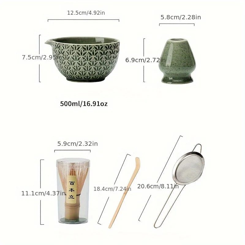 Coffret Cérémonie du Thé Matcha en Céramique – Fabrication Artisanale – | Studio Nichijo Paris