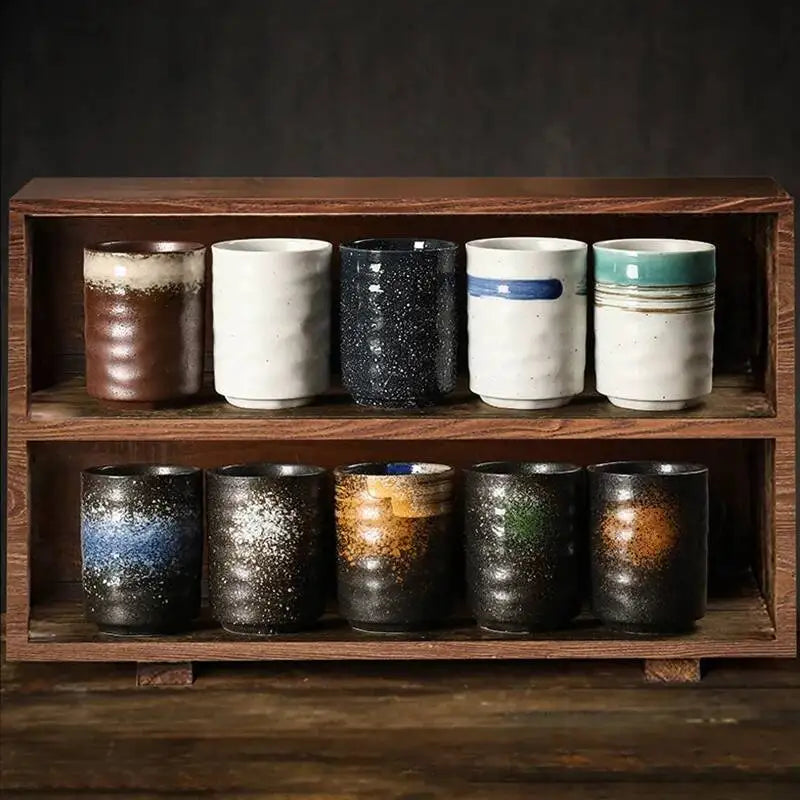 Tasse à Thé Céramique Dessinée à la Main – | Studio Nichijo Paris