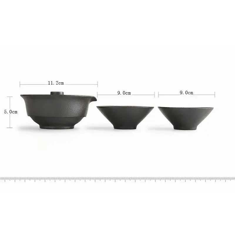 Service Thé Céramique Portable – Fabrication Artisanale – | Studio Nichijo Paris