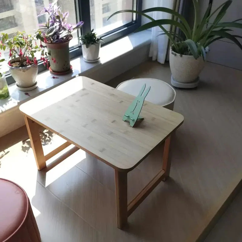 Table Pliante en Bois – Tatami & Bureau – Fabrication Artisanale – | Studio Nichijo Paris