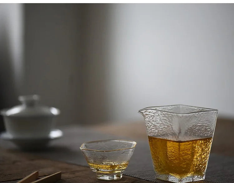 Tasse à Thé en Verre Soufflé – Résistante à la Chaleur – Fabrication Artisanale – | Studio Nichijo Paris