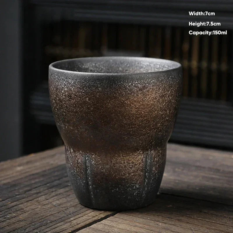 Tasse Expresso Poterie Japonaise Minimaliste 150ml, Fabrication Artisanale – Utsutsu | Studio Nichijo Paris