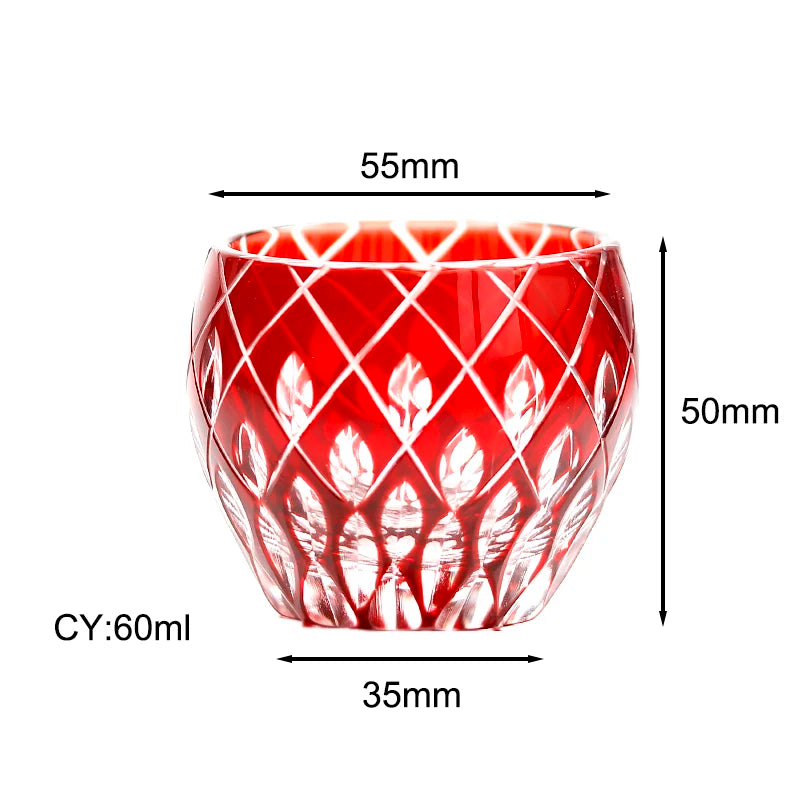 Verre Whisky Cristal Japonais Fait Main 50ml — Fabrication Artisanale – | Studio Nichijo Paris