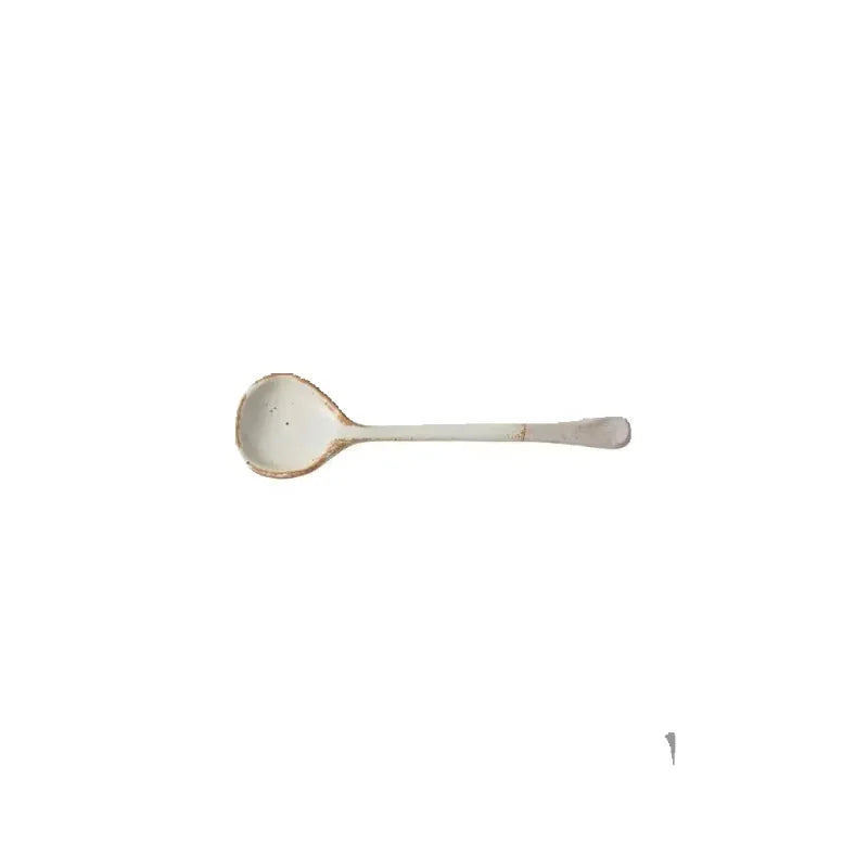 Cuillère en Céramique – Longue Poignée – Fabrication Artisanale – Miso | Studio Nichijo Paris
