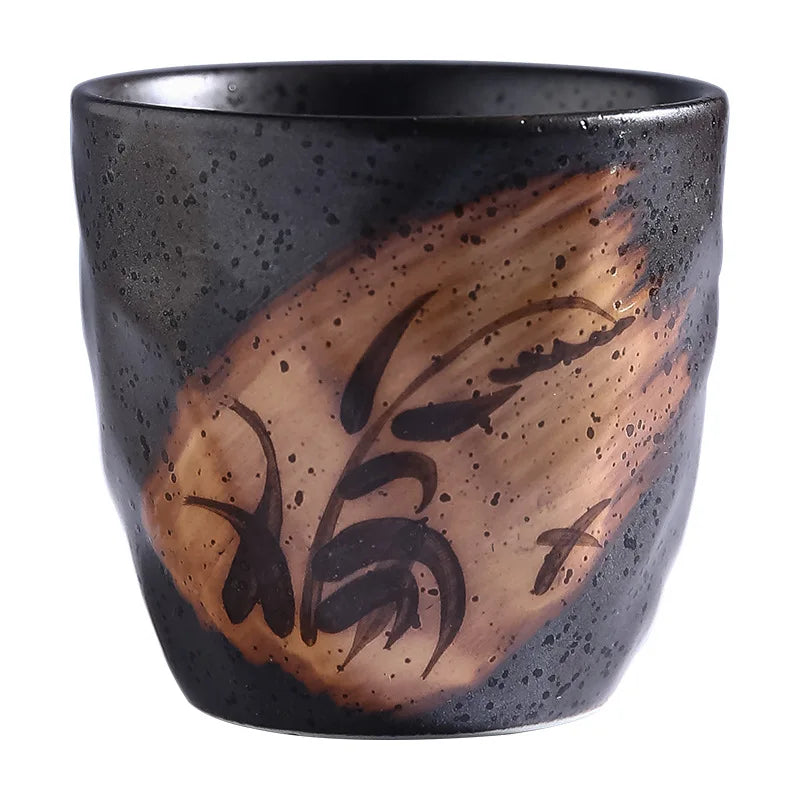 Bol Matcha Porcelaine Japonaise Motif Floral 180ml, Fabrication Artisanale – | Studio Nichijo Paris