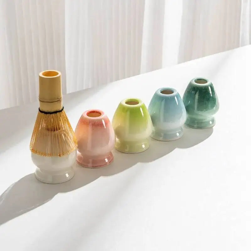 Ensemble Bols Matcha Céramique Émaillée Japonaise — Fabrication Artisanale – | Studio Nichijo Paris